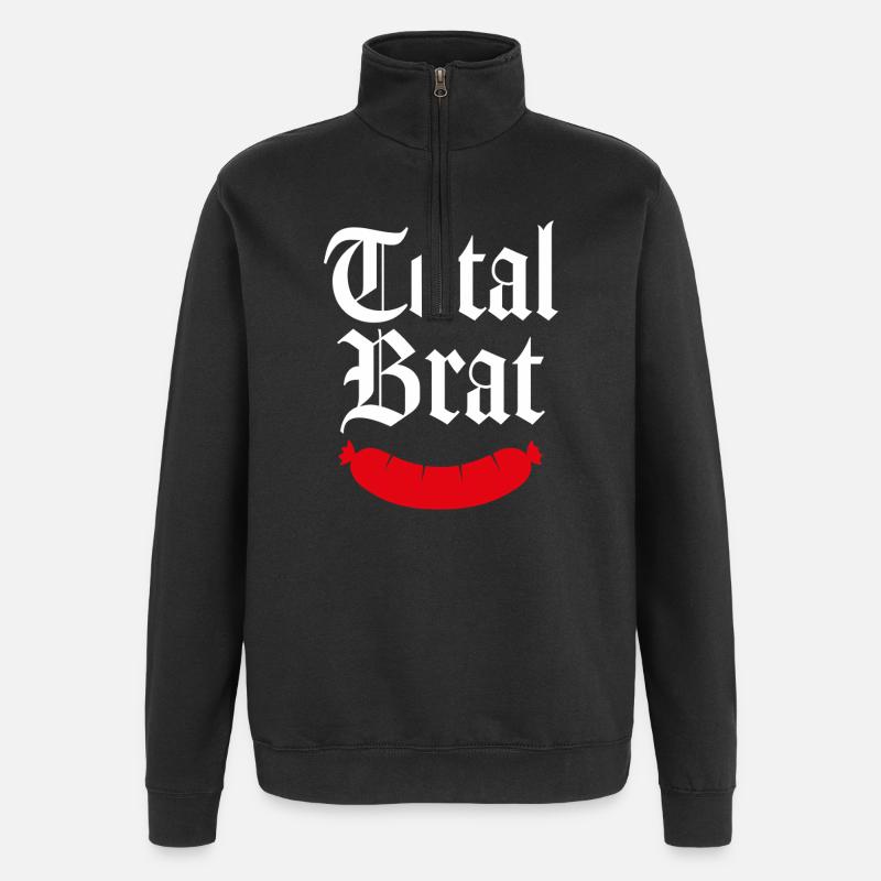Totale Göre - Quarter-Zip-Sweatshirt - Schwarz