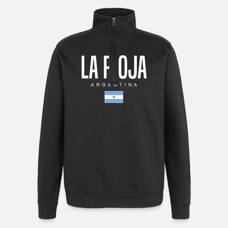 La Rioja Argentinien Argentinier - Quarter-Zip-Sweatshirt - Schwarz