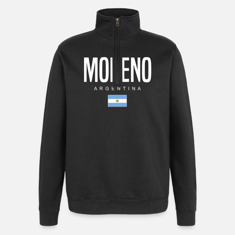 Moreno Argentina Argentinian - Quarter-Zip Sweatshirt - black