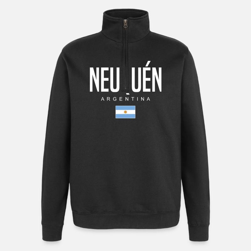 Neuquén Argentinien Argentinier - Quarter-Zip-Sweatshirt - Schwarz