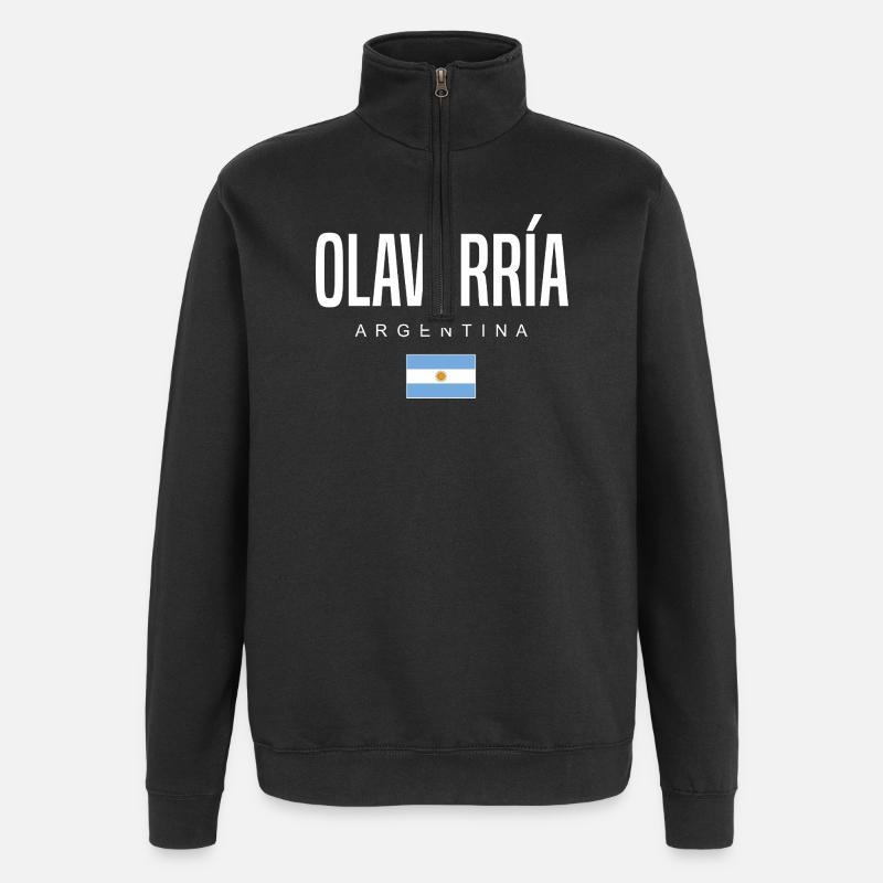 Olavarría Argentinien Argentinier - Quarter-Zip-Sweatshirt - Schwarz