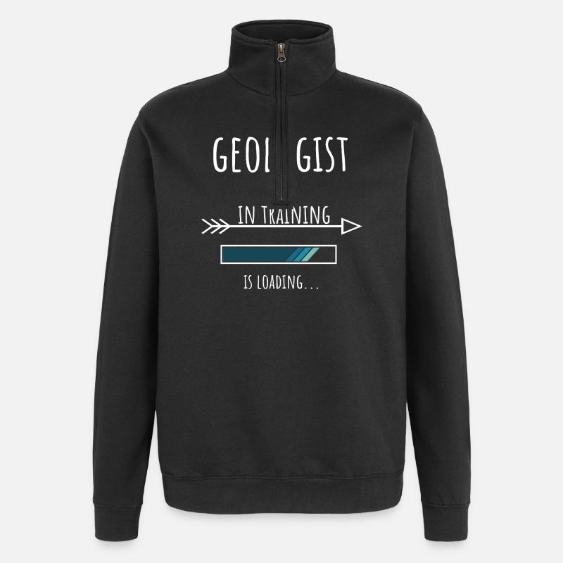 Geology Gift Profession Education Geologist - Quarter-Zip Sweatshirt - black
