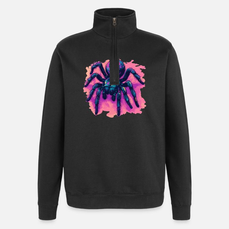 Taranteln Tarantel - Quarter-Zip-Sweatshirt - Schwarz