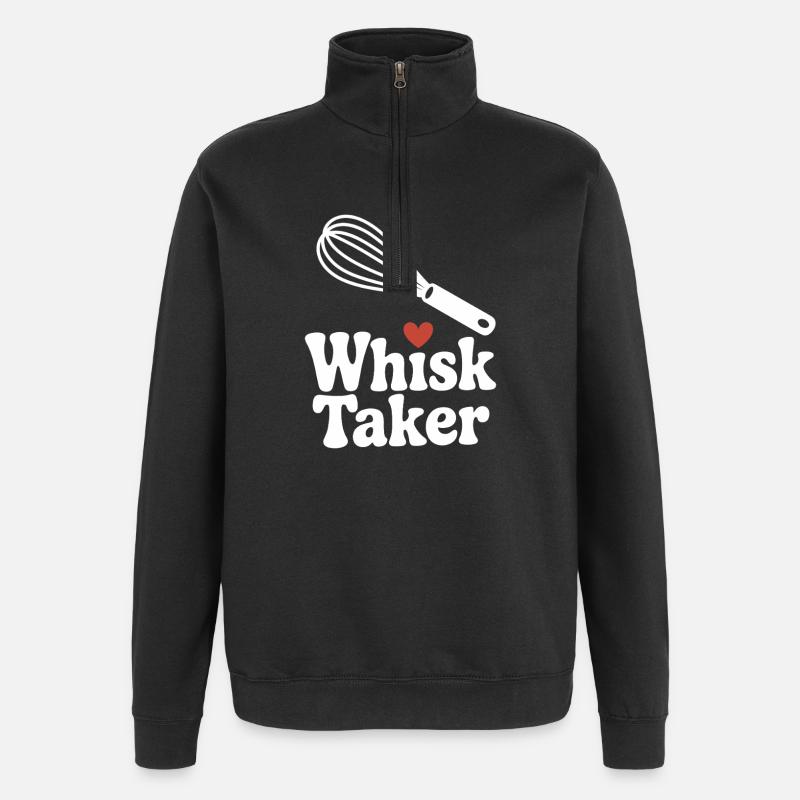 Whisk Taker - Quarter-Zip Sweatshirt - black
