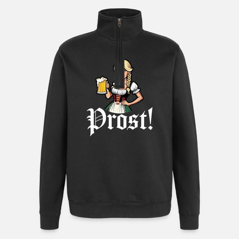 Prost - Quarter-Zip Sweatshirt - black
