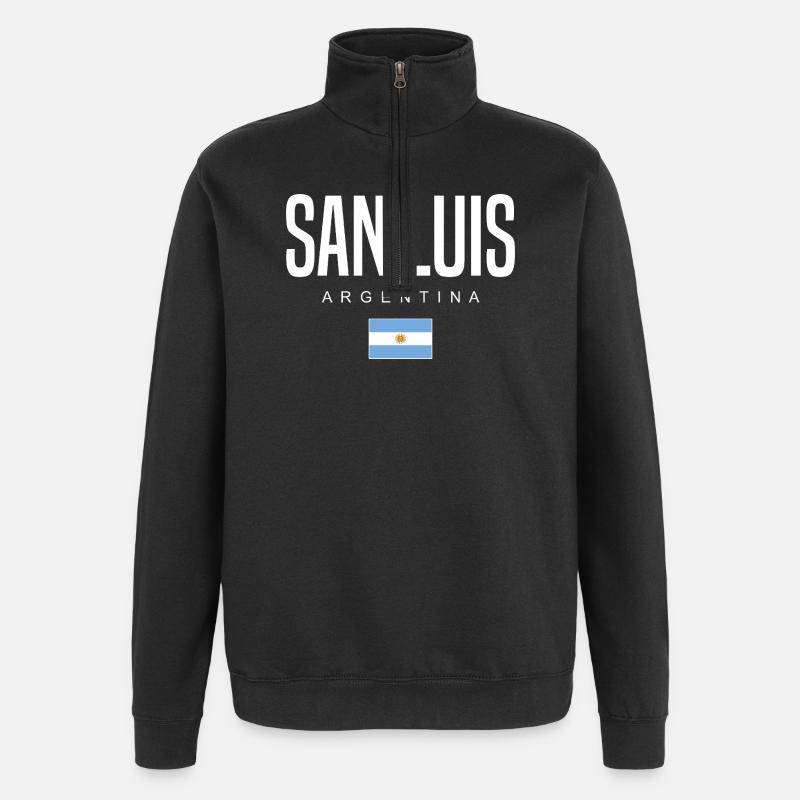 San Luis Argentine Argentine - Sweat à zip 1/4 - noir