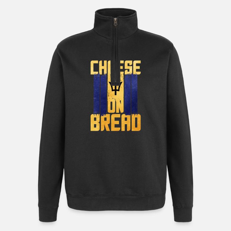 Barbade - Sweat à zip 1/4 - noir