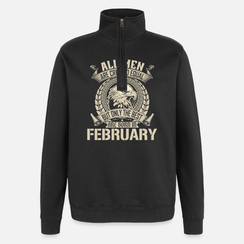 Erklärung der Eagle Unity vom Februar - Quarter-Zip-Sweatshirt - Schwarz