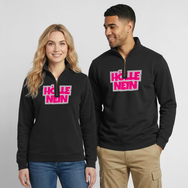 Hell no - more statement is not possible. Quarter-Zip Sweatshirt