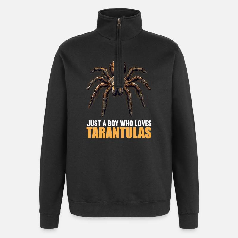 Tarentules Tarentule - Sweat à zip 1/4 - noir
