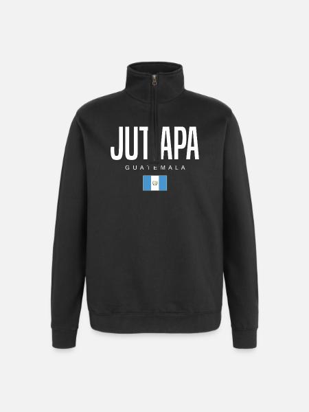 Jutiapa Guatemala Guatemalteken - Quarter-Zip Sweatshirt - black