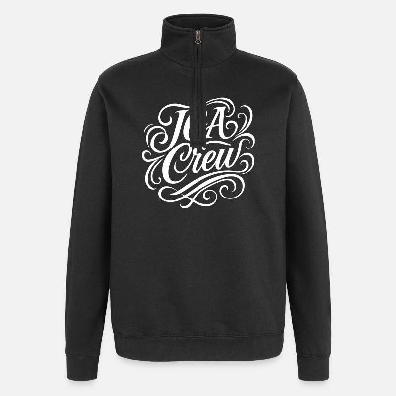 Bachelor Party Crew - Quarter-Zip Sweatshirt - black