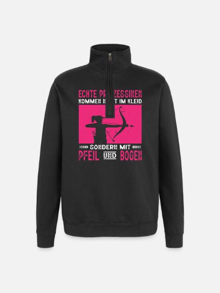Archery Gifts Archer Archery - Quarter-Zip Sweatshirt - black