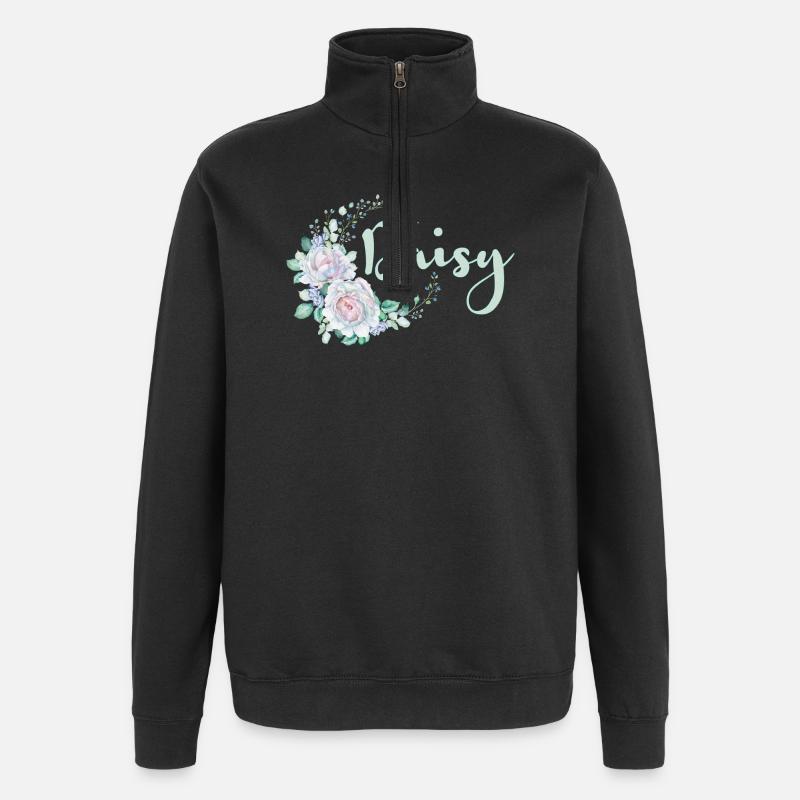 For Daisy - Quarter-Zip Sweatshirt - black