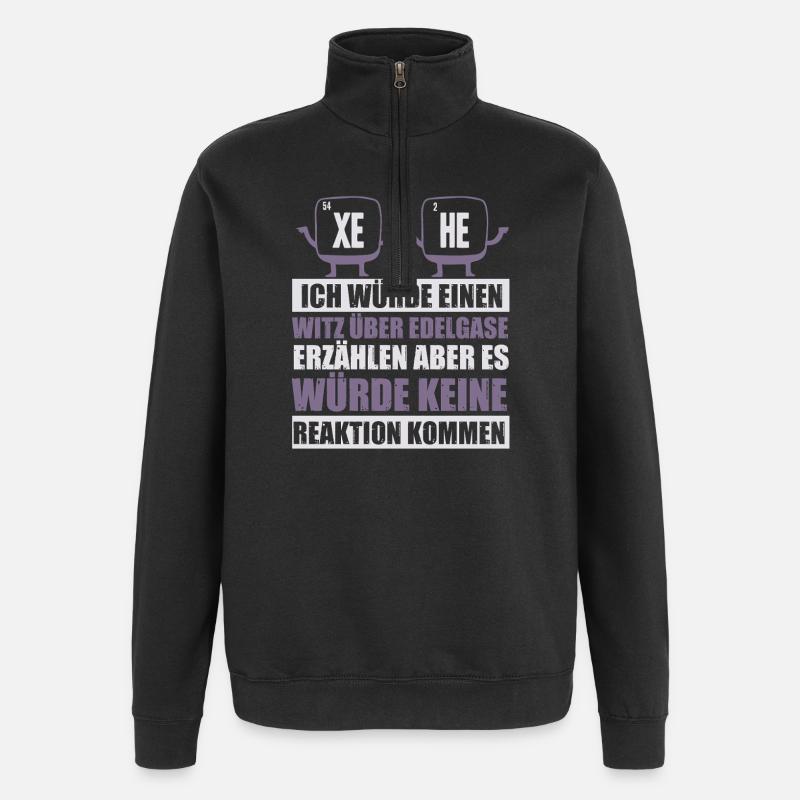 Whiskey Spruch Whiskeytrinker Whiskeyliebhaber - Quarter-Zip-Sweatshirt - Schwarz