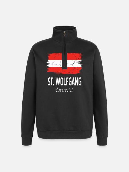 St. Wolfgang - Quarter-Zip Sweatshirt - black
