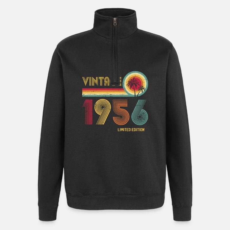 Millésime 1956 Edition Limitée - Sweat à zip 1/4 - noir