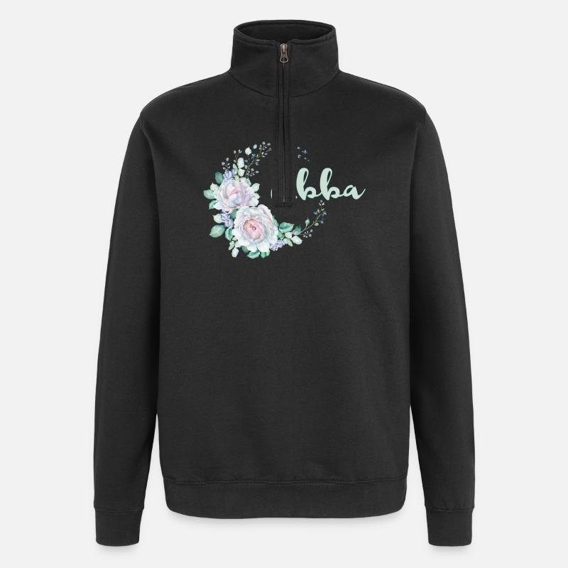 Pour Ebba - Sweat à zip 1/4 - noir