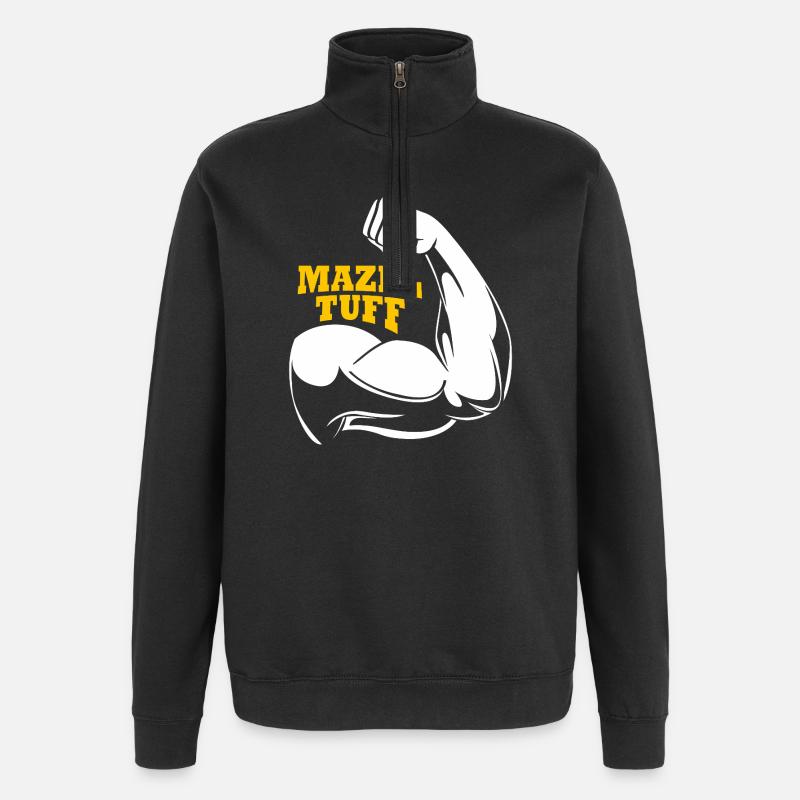 Hanoukka Hanoukka Hanoukka - Sweat à zip 1/4 - noir