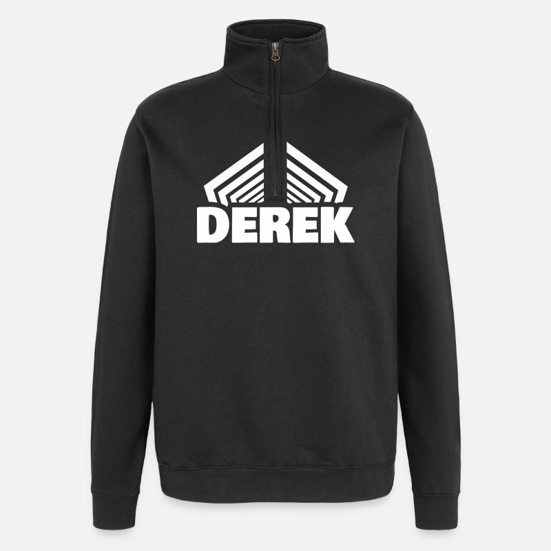Geschenk für Derek - Quarter-Zip-Sweatshirt - Schwarz
