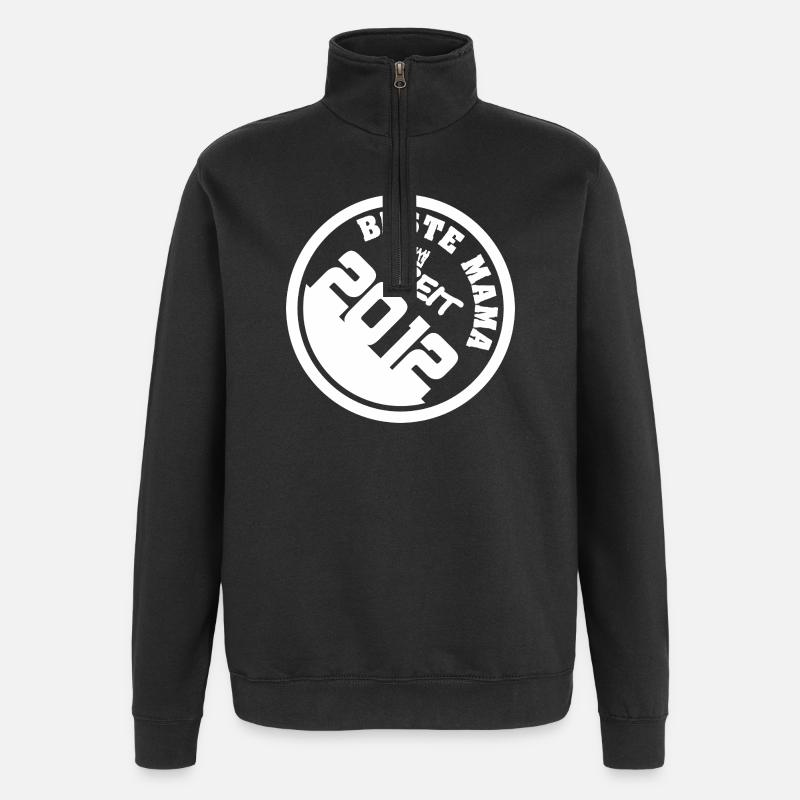 Geschenkidee 2012 - Quarter-Zip-Sweatshirt - Schwarz