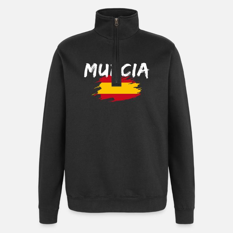 Murcie, Espagne - Sweat à zip 1/4 - noir