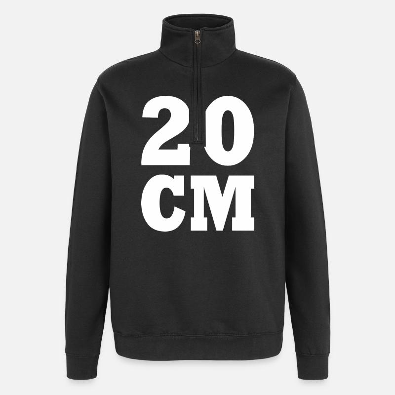 20 cm - Quarter-Zip Sweatshirt - black