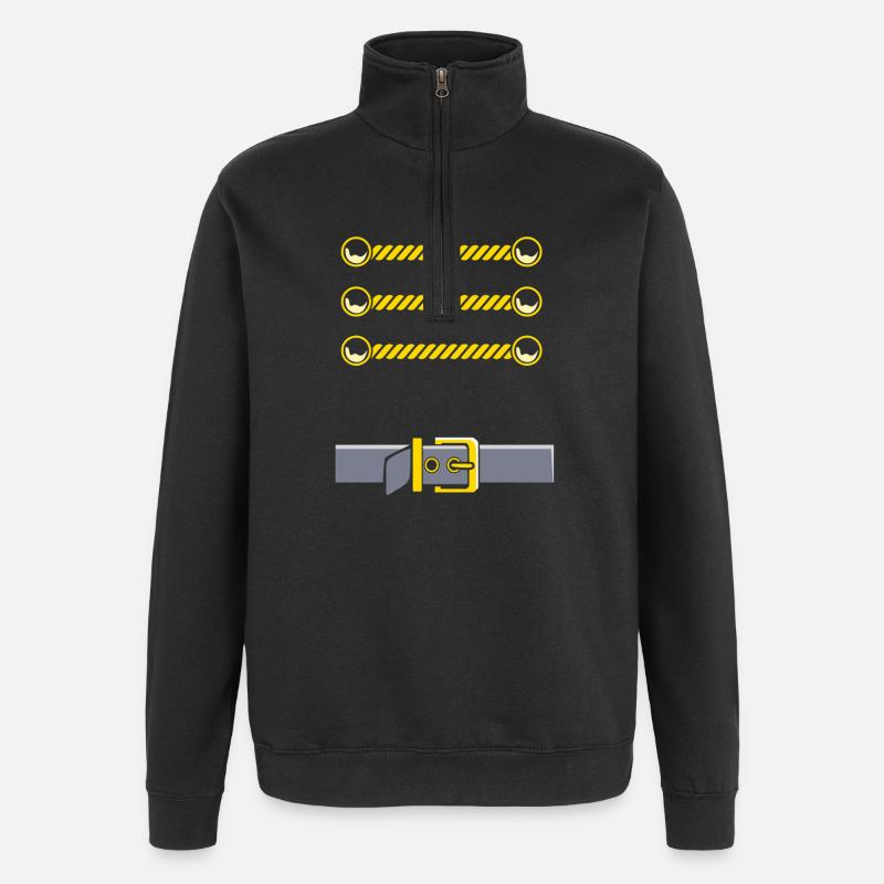 Nussknacker Kostüm Weihnachten - Quarter-Zip-Sweatshirt - Schwarz