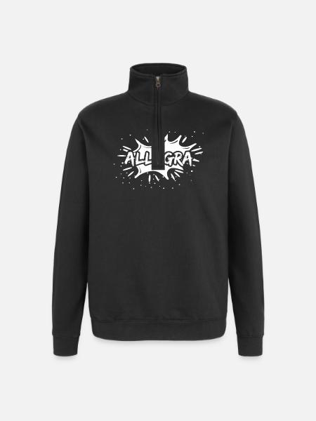 Allegra as Allegra - Quarter-Zip Sweatshirt - black