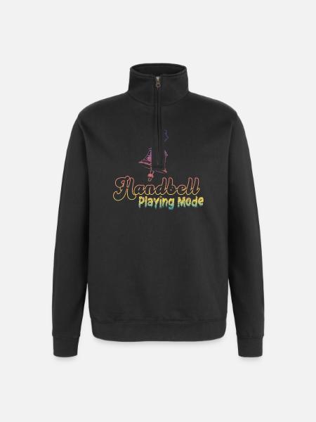 Choir Music Instrument Handbell Choir - Quarter-Zip Sweatshirt - black