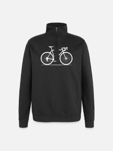 Cyclisme Cyclisme VTT - Sweat à zip 1/4 - noir