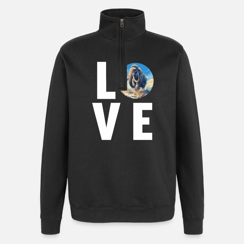 Mammuts Mammut - Quarter-Zip-Sweatshirt - Schwarz