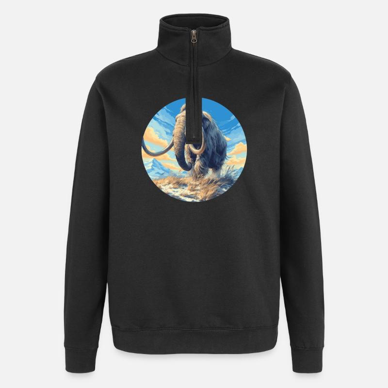 Mammuts Mammut - Quarter-Zip-Sweatshirt - Schwarz