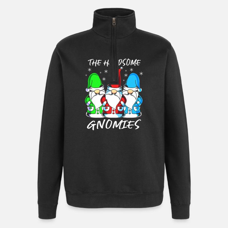 Gnome - Quarter-Zip Sweatshirt - black