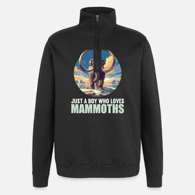 Mammuts Mammut - Quarter-Zip-Sweatshirt - Schwarz