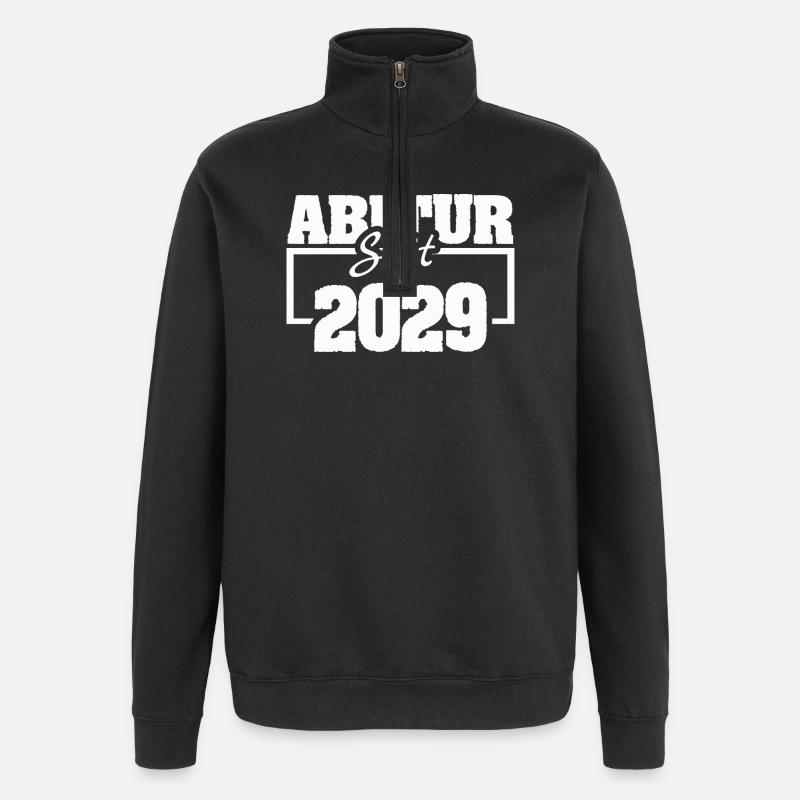 2029 - Quarter-Zip Sweatshirt - black