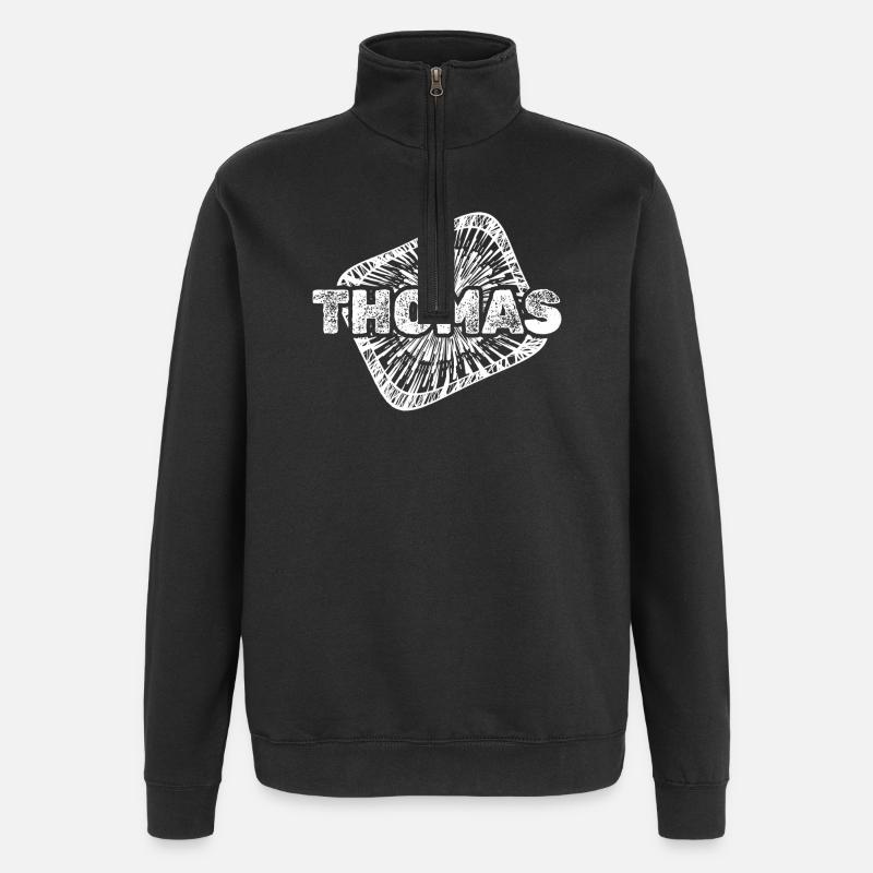 Naissance Thomas - Sweat à zip 1/4 - noir