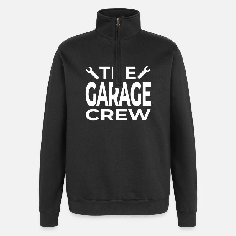 Garage - Quarter-Zip Sweatshirt - black