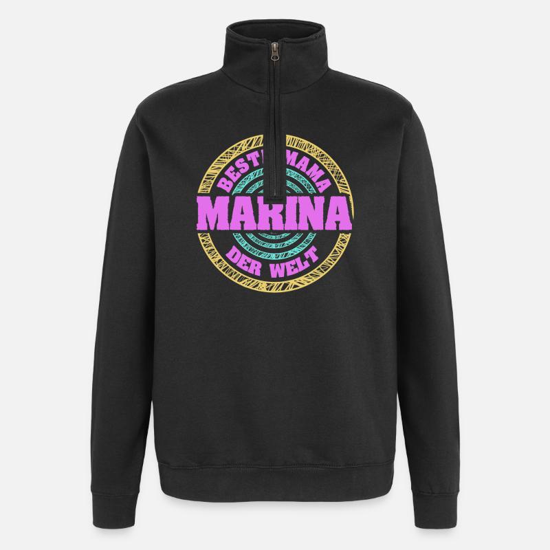 Mutter Marina - Quarter-Zip-Sweatshirt - Schwarz
