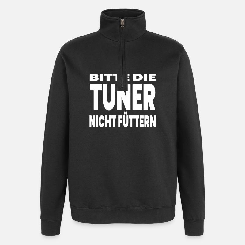 Tuner - Quarter-Zip-Sweatshirt - Schwarz