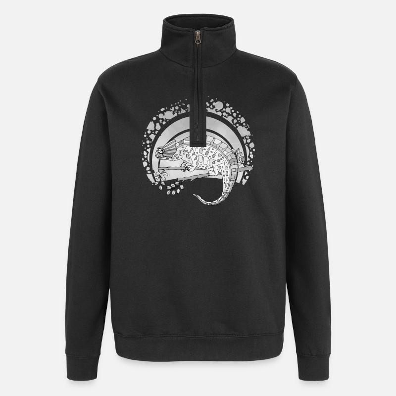 Chameleon - Quarter-Zip Sweatshirt - black