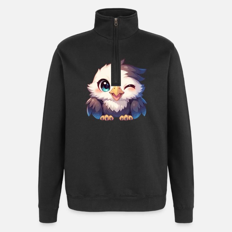 Aigle - Sweat à zip 1/4 - noir