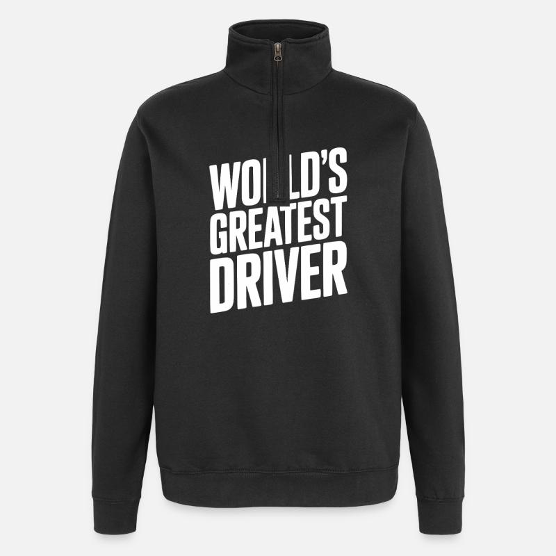World’s Greatest Driver - Quarter-Zip Sweatshirt - black