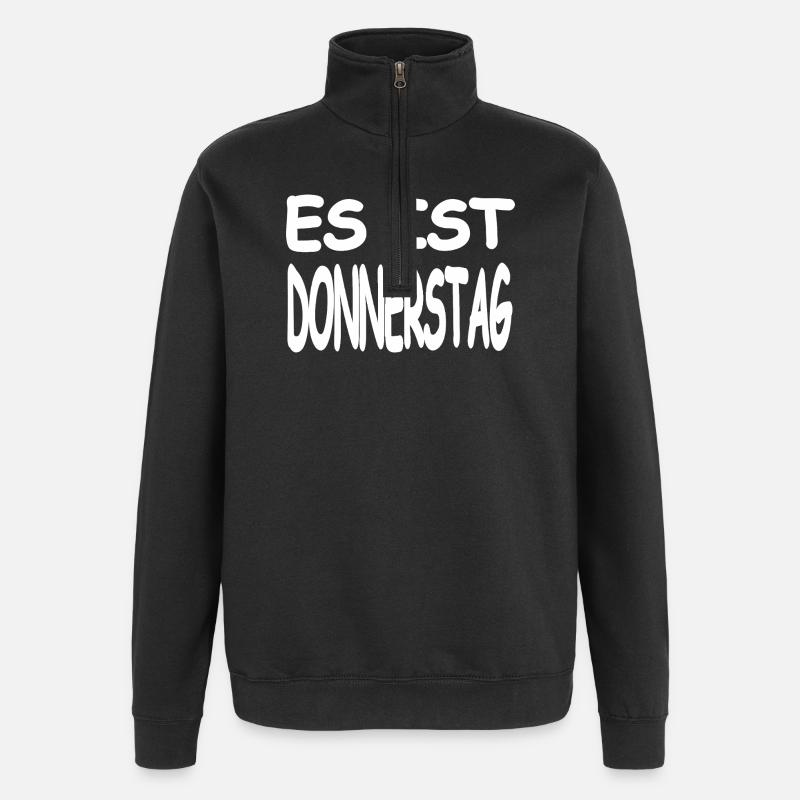 Thursday - Quarter-Zip Sweatshirt - black