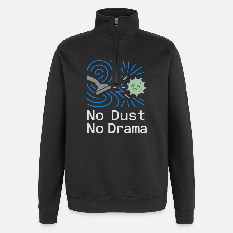 Cleanroom Technician Controlled Environment - Quarter-Zip Sweatshirt - black