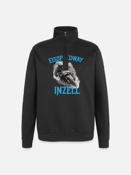 Eisspeedway Inzell – Motorsport Design für Fans - Quarter-Zip Sweatshirt - black