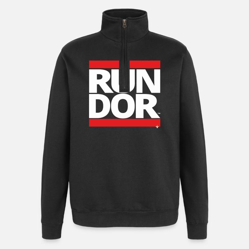 Run - Quarter-Zip Sweatshirt - black
