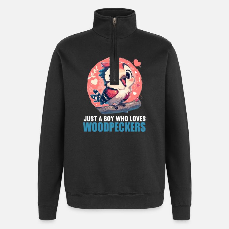 Pic Pic - Sweat à zip 1/4 - noir