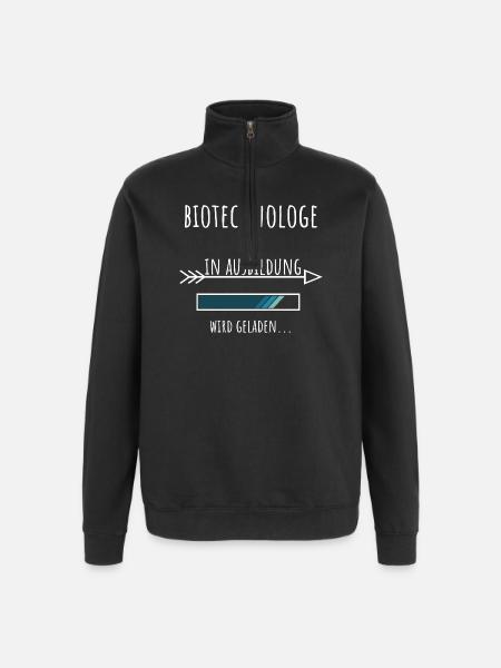 Biotechnology Profession Training Biotechnologist - Quarter-Zip Sweatshirt - black