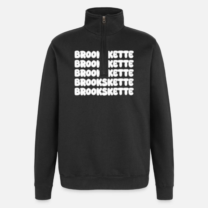 Climbing Brooks Range - Quarter-Zip Sweatshirt - black